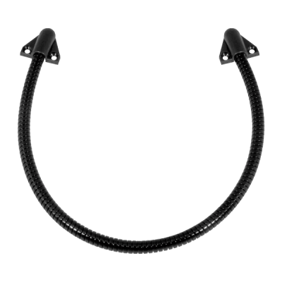 [SD969A18/K] Loop Pasacable Color Negro para Puertas / Acero Inoxidable / Ideal para Control de Acceso / Diseño Elegante / Tapas de Plástico