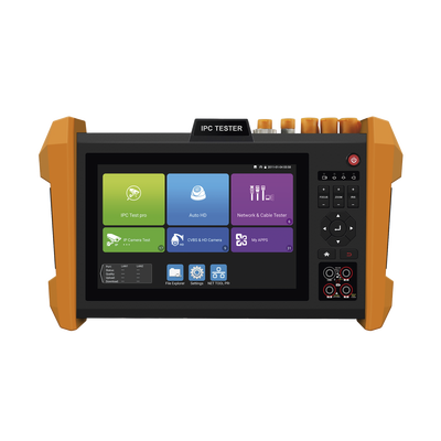 [TPTURBO8KPLUS] Tester Profesional Multifunción | Pantalla Táctil 7" | Láser Integrado | Cámara Integrada | Prueba IP/HD Coaxial | 4K/8K | H.265/H.265 | ONVIF | WiFi | Analizador de Cable | Medidor de Potencia Óptica y Red | TDR | 