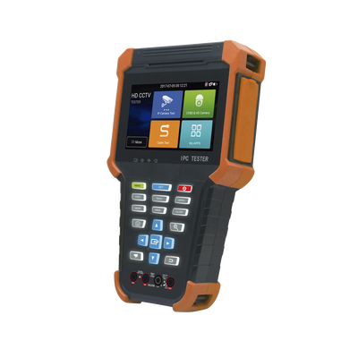 [EPMONTVI4KLITE] Tester de Video Profesional | Pantalla 4" Touch | Ideal para Cámaras IP/ HD (TVI, CVI, AHD y CVBS) | 4K | H.265/H.264 | PoE | WiFi | Cable Tester | Multímetro Digital | Todo en Uno para tu CCTV.