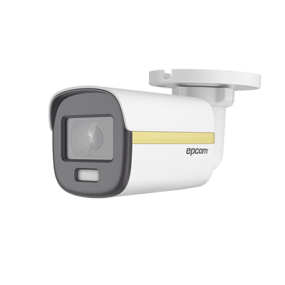 [B4K-TURBO-C] Bala TURBOHD 4K / Imagen a color 24/7 / Lente 2.8 mm / METAL / Luz Blanca 20 mts / Exterior IP67 / WDR 130 dB 