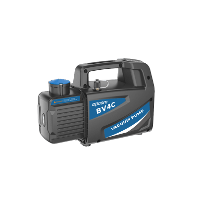 [BV-4C] Bomba de Vacío General BV4C / Vacío Final 150 Micrones / Caudal 4 CFM (114 L/min) / Potencia 1/4 HP / Diseño Anti-Retroceso de Aceite / Montaje Superior del Motor / Válvula Antirretorno Integrada / Puerto 1/4 SAE