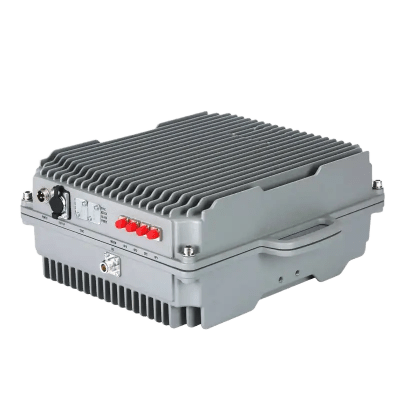 [EPO43J-TB25667-MU] Amplificador de Señal Celular / Unidad Principal con Puerto Óptico / Bandas 25, 66 y 7 Completas / 27 dBm Potencia Salida / IP65 Exterior / Monitoreo RJ45