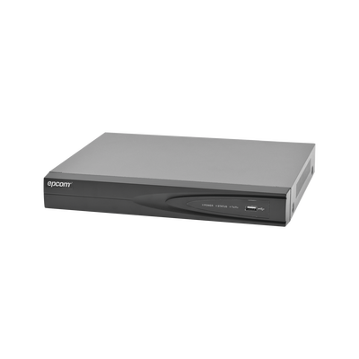 [EV-1008-TURBOX] DVR 8 Canales TurboHD + 2 Canales IP/ 2 Megapixel/ 1 Bahía de Disco Duro / H.264+ / 1 Canal de Audio / Videoanálisis