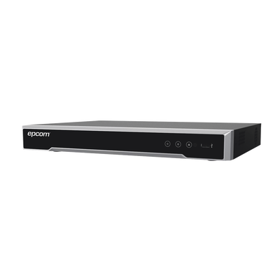 [EV-8004TURBO-D] DVR 4 Canales TurboHD + 4 Canales IP/ 8 Megapixel/ Acusense/ Audio por coaxitron / 1 Bahía de Disco Duro /4 Entradas de Alarma / 1 Salida de Alarma / H.265+