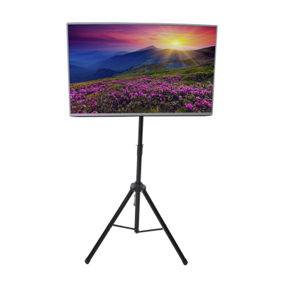 [EPB036EC] Trípode Portátil con Soporte de piso para Monitores de 32 a 65" / Vesa 600 x 400 / Acero / Montaje de 65 cm a 1 mt