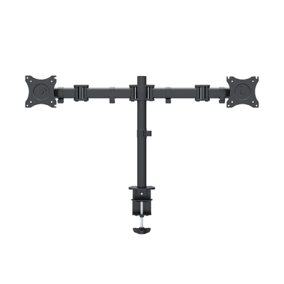 [EPS710ED2] Montaje de Escritorio articulado para 2 monitores de 13 a 27" /  Soporta hasta 10 kg / Vesa 75 x 75 / 100 x 100 / Acero / Giro: 360°