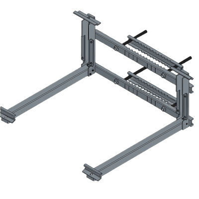 [EPI-MB225-V1] Montaje para Panel Solar de Poste para panel EPL18012AL y batería LIPV100A