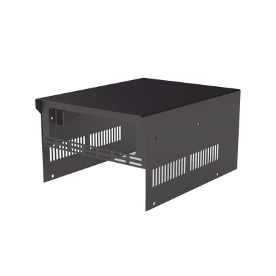 [SRX21U] Gabinete de acero en color negro, para usar como base con radio aéreo IC-A120 y fuente de alimentación SEC1223 