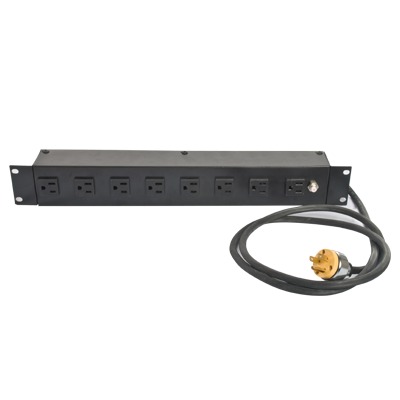 [HT-CM] Tomacorriente Multiple Horizontal para Rack 19".