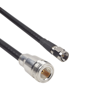 [SNH-240UF-SMA-60] Cable LMR-240UF (Ultra Flex) de 60 cm con conectores N Hembra y SMA Macho.