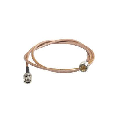 [SBNC-142-NH-110] Jumper Fabricado con Cable RG-142 conectores BNC/N Hembra de 110 cm.