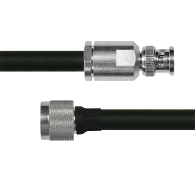 [SBNC-214-N-110] Cable Coaxial RG-214/U de 110 cm, en 50 Ohm, 0.425", CD-4 GHz, con Conectores BNC Macho a N Macho.