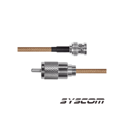 [SBNC-142-UHF-60] Cable RG-142/U, con conectores BNC Macho / UHF Macho.
