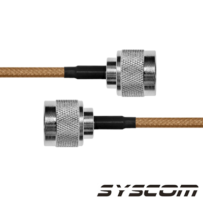 [SN-142-N-180] Jumper de 180 cms. con Cable Coaxial RG-142/U y Conectores N Macho a N Macho.