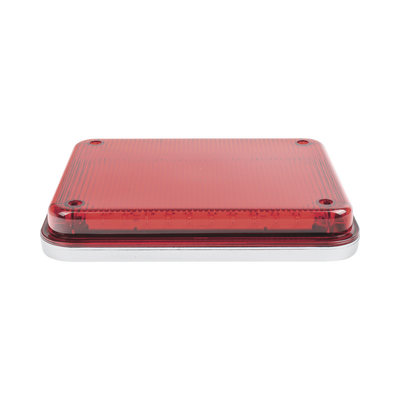 [XLTE515R] Luz de Advertencia de 9X7", Color Rojo, Ideal para Ambulancias