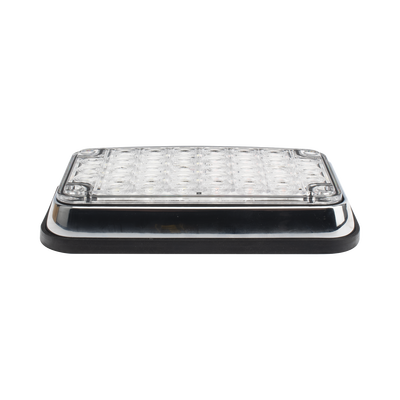 [XLTE595RWV2] Luz de Advertencia de 6X4", Bicolor Rojo/Claro, Ideal para Ambulancias