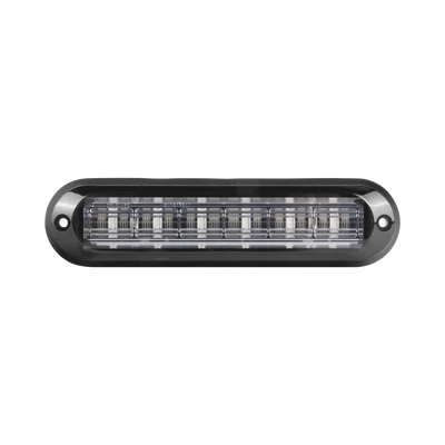 [XLT1835B] Luz Auxiliar Ultra Brillante IP67 de 6 LEDs, Color Azul, con mica transparente y bisel negro