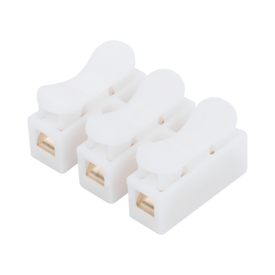 [PCON3] Conector tipo PUSH de 3 Contactos / Para una Conexión Rápida / Puentes de Cables