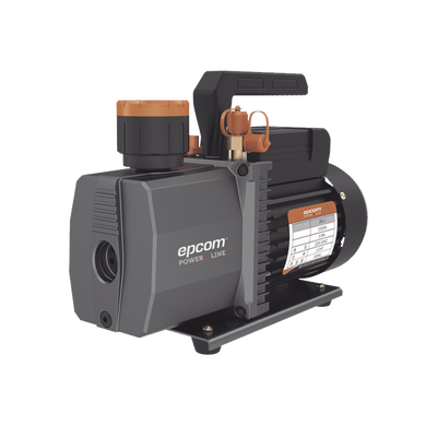 [2RS-2-R32] Bomba de vacío/ para aire acondicionado / 2 estados /  Motor de 1/2 HP / Voltaje 110 Vca / Acople de ingreso de 1/4" x 3/8" con válvula de retención integrada