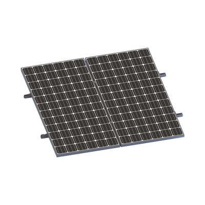[VEKTORMINIKIT1X2] Kit De Minirieles Para Panel Solar Arreglo 1X2 Para Instalación Plano En Lámina