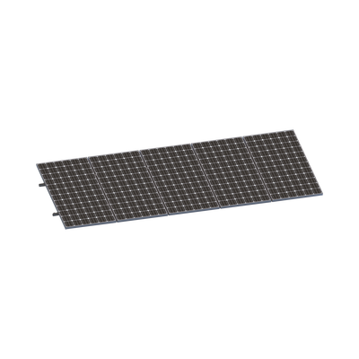 [VEKTORMINIKIT1X5] Kit De Minirieles Para Panel Solar Arreglo 1X5 Para Instalación Plano En Lámina