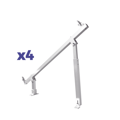 [EPLAMO011X4PRO] Caja de accesorios de aluminio  anodizado para montaje VEKTOR8RPRO , arreglo 1X4 para techo