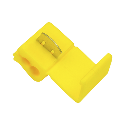 [AECW-5-5] Conector rápido / 12 - 10 AWG / Amarillo / Empalme seguro y rápido sin pelar cables / Paquete de 25 piezas.