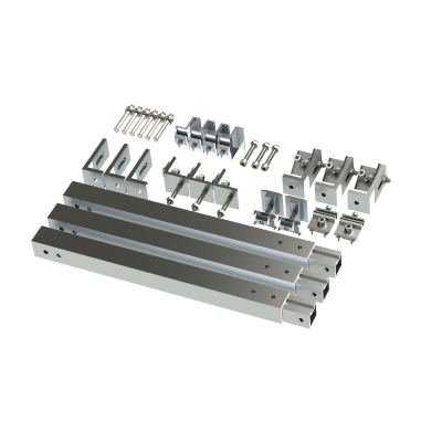 [EPLAMO011X2] Caja de accesorios de aluminio  anodizado para montaje VEKTOR8R2700 , arreglo 1X2para techo