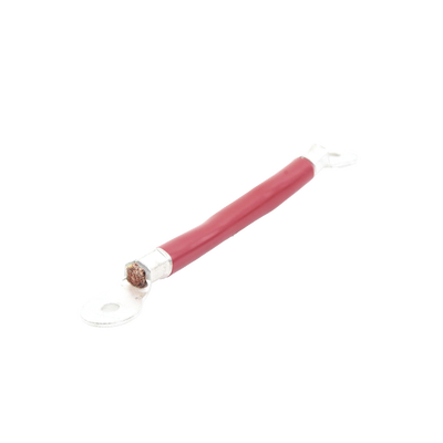 [CBL-AWG2-0.2R] Cable para Baterías, 0.2 m, rojo, Calibre 2 AWG con Terminales de Ojo en Ambos Extremos