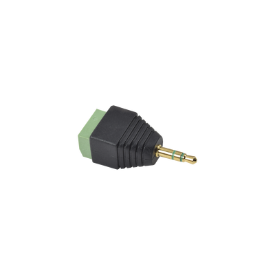 [JR58] Adaptador para Audio y Video de 3.5 mm con Terminal Atornillable
