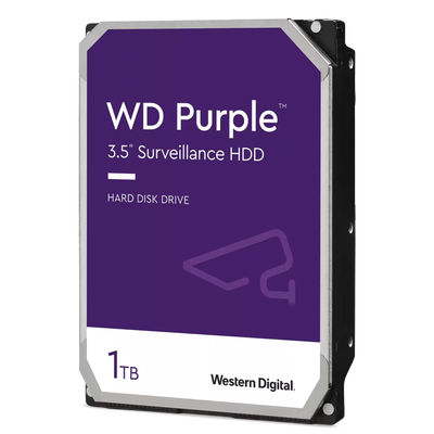 [WD11PURZ] Disco Duro Purple de 1 TB / 5400 RPM / Optimizado para Soluciones de Videovigilancia / Uso 24-7 / 3 Años de Garantia