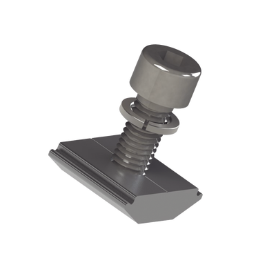 [EPLDINBN825] Conector N con tornillo para fijación en riel 5 y 8