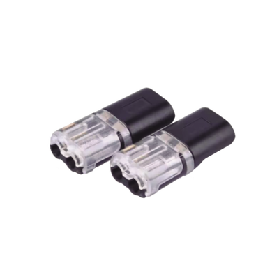 [CON-10-19] Bolsa con 25 conectores / Enchufables / Para 2 cables / compatibles en calibre 22 al 18 AWG 