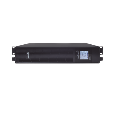 [EPU1000RTOL2U] UPS de 1000VA/900W / Topología On-Line Doble Conversión / Entrada y Salida de 120 Vca / Clavija de Entrada NEMA 5-15P / Pantalla LCD Configurable /Formato Rack/Torre