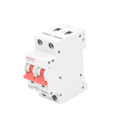 [FPV63] Protección Térmica/ Interruptor 2P, 16A,  Corriente Directa  800 Vcc para Aplicación Fotovoltaica Montaje Riel DIN