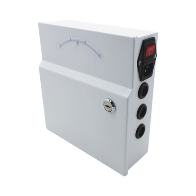 [PLK24AC4A] Fuente de poder profesional de 24 Vca @ 4 Amper, para 4 camaras, con voltaje de entrada de: 110 Vca 