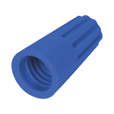 [AE-000-15] Capuchón roscable / 14 AWG / Azúl / Paquete de 25 piezas.