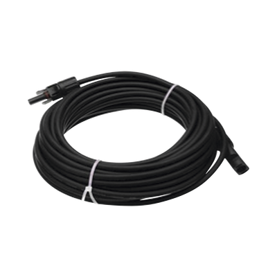 [CBLMC4HM50] Cable Fotovoltaico 50 m, Negro, Calibre 10 AWG con Terminales MC4 en Ambos Extremos