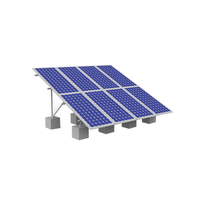 [EPL-GM01-2X4V2] Montaje para Panel Solar, Riel de 2100mm para Módulos con Espesor de 40mm, Velocidad de Viento Máx. 151km/h