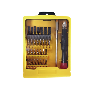 [EP-PD31] Juego de 31 Destornilladores de Precisión (puntas) con Mango y Extensor.