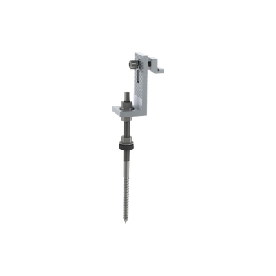 [EPL-SBG-01R] Soporte L para riel 7 con tornillo  M10*200 para techo de lamina