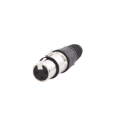 [EP-XLRF] Conector XLR 3 Pines Hembra | Ideal para Conexiones de Micrófonos y Mezcladoras | Equipo de Audio Profesional
