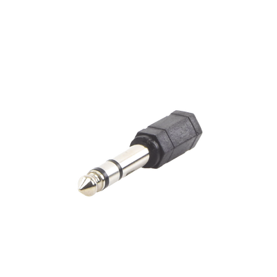 [EP-ADAP63] Adaptador de audio 3.5mm hembra a 6.3mm macho (Audio estereo)