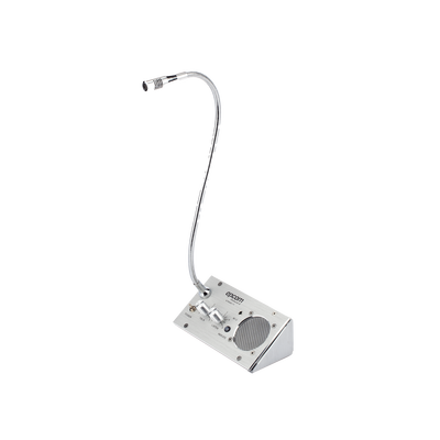 [EP001T] Sistema de Intercomunicación | Ideal para Ventanillas | Audio de voz de dos vías | 12V/1A 2W | Micrófono Interior + Micrófono Exterior