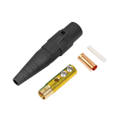 [EPCAMLOCK400AFBLACK] Conector Camlock Hembra / 400 Amperes / AC 600V / Abrazadera Compresión / Plástico Ingeniería / Varios Colores / Cable 2/0 AWG a 4/0 AWG