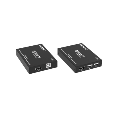 [EPC-E5200K] Extensor HDMI con KVM | Sobre IP | Transmisión hasta 150m | Cat5e/6 | HDCP 1.4 | 1080p | Control IR | Compatible con Switch 1G