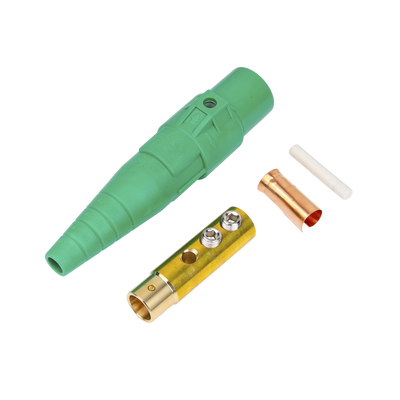 [EPCAMLOCK400AFGREEN] Conector camlock 400 AMPERES HEMBRA COLOR VERDE
