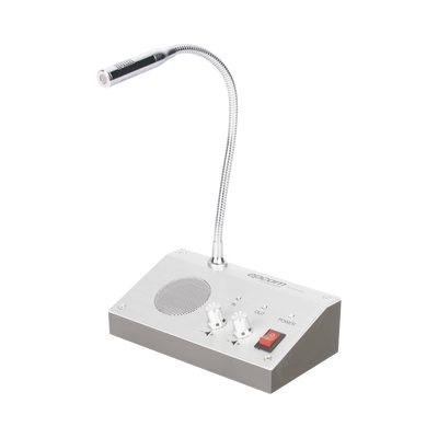 [SF-3300] Sistema de Intercomunicación | Ideal para Ventanillas | Audio de voz de dos vías | 12V/1A 3W | Micrófono Interior + Micrófono Exterior