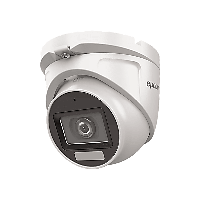[E8TURBODL/A] [Dual Light + ColorVu] Turret TURBOHD 2 Megapixel (1080p) / Lente 2.8 mm / 30 mts IR EXIR + 20 mts Luz Blanca / Micrófono Integrado / Exterior IP66 / Metal / dWDR