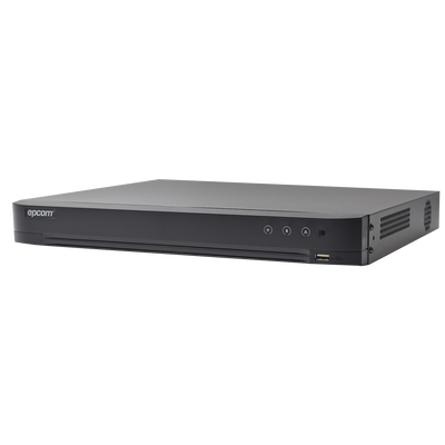 [EV-4032TURBO-D(E)] DVR 32 Canales TurboHD + 8 Canales IP / 5 Megapixel Lite - 3K Lite / Acusense (Evita Falsas Alarmas) / Audio por Coaxitron / 2 Bahías de Disco Duro / H.265+